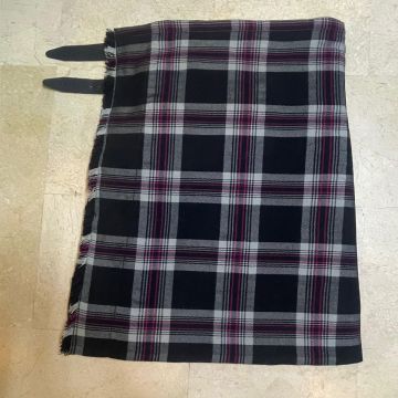 Lion Heart Grey Tartan Kilt