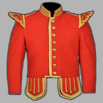 Men's Military Marching Band Drummer Jacket