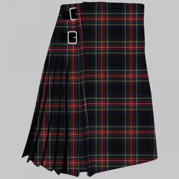 Black Stewart Hebridean Tartan Kilt