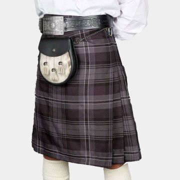 Clan Hamilton Grey Modern Tartan Kilt