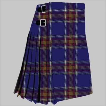 Blue Rust Tartan Kilt