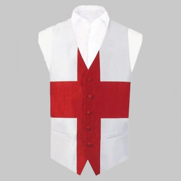 England ST George Design Waistcoat 