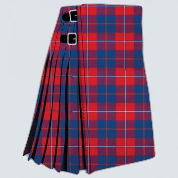 Galloway Red Modern Tartan Kilt