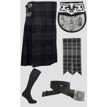 Grey Watch Tartan Kilts Package