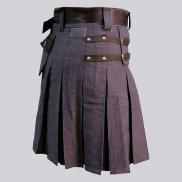 Mens hotsell denim kilt