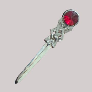 Kilt Pin Red Stone