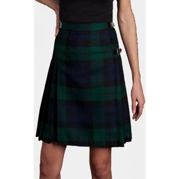 Ladies Kilt Black Watch Tartan