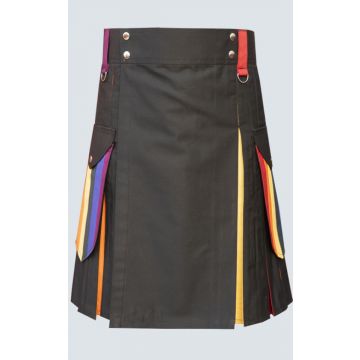 Modern Box Pleated Hybrid Kilt