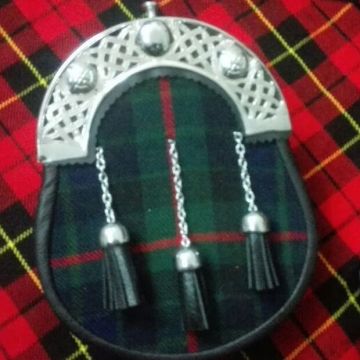 New Scottish Tartan Sporran