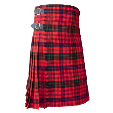 Red Rose Modern Tartan Kilt