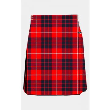 Red Hamilton Modern Women Tartan Kilt 