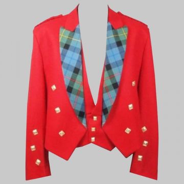 Red-Prince-Charlie-Jacket-With-Tartan-Lapel-Made-To-Measure