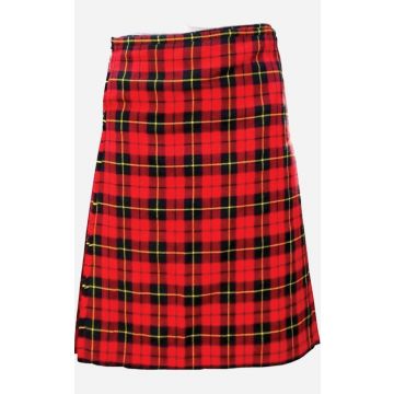 Red Wallece Tartan 8 Yards Scottish Traditional kilt