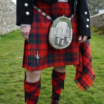 Robertson Red Tartan Kilt