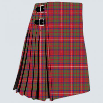 Shaw Red Modern Tartan Kilt