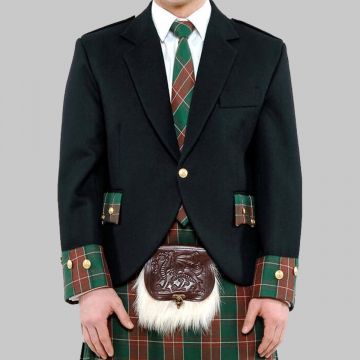 Welsh Argyle Kilt Jacket and Waistcoat