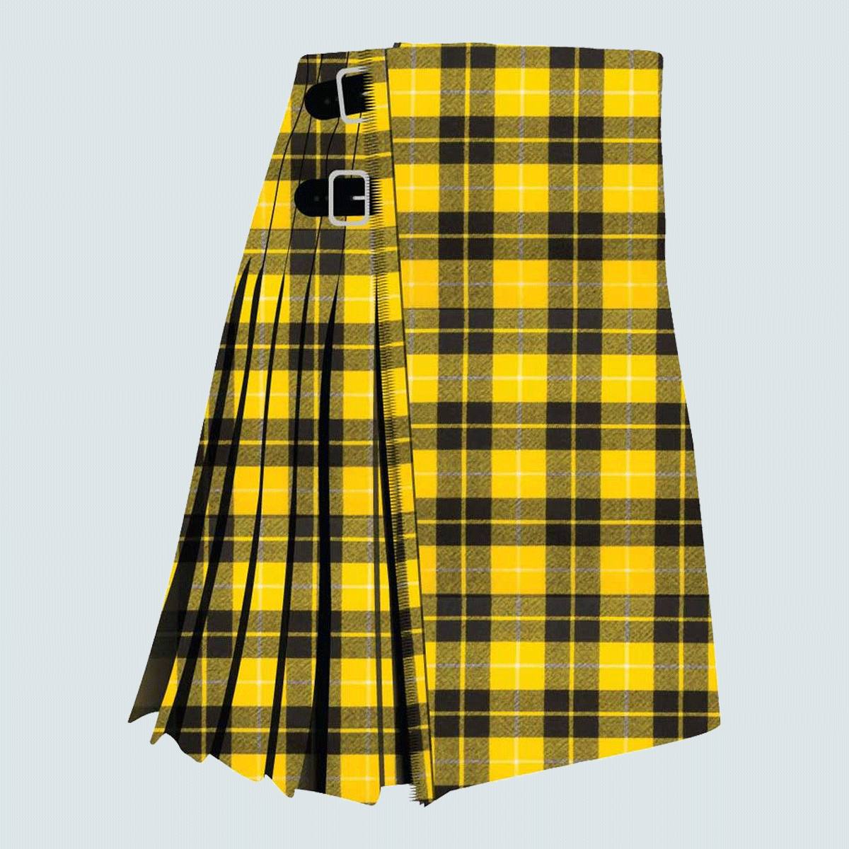 Yellow cheap tartan kilt