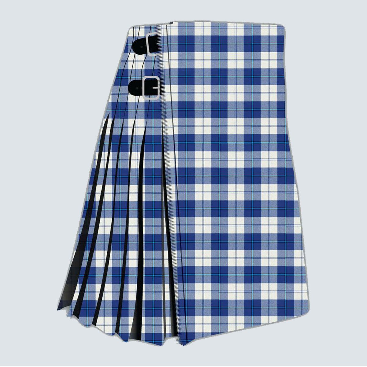 Royal blue clearance plaid skirt