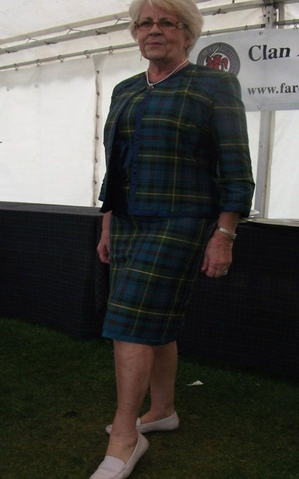 Farquharson store tartan kilt