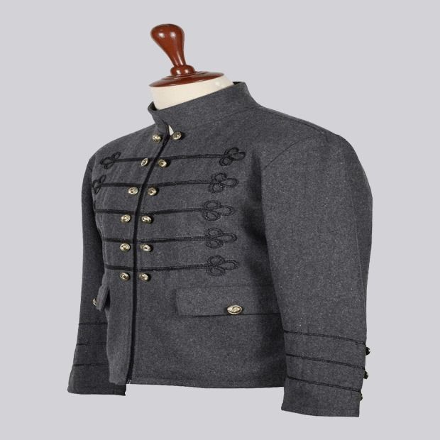 Military jacket grey sales