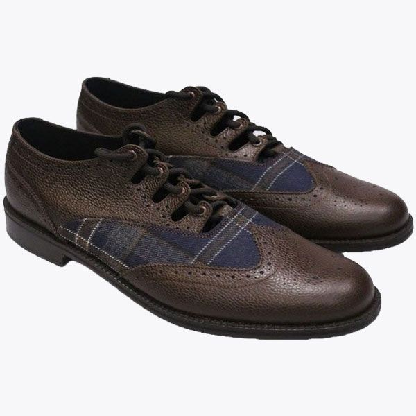 Tartan brogue shoes shop