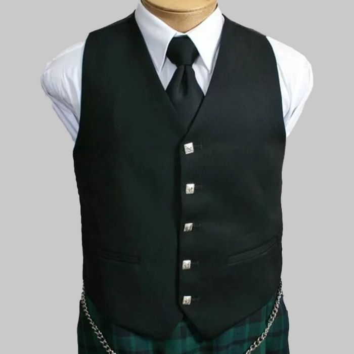 Black Watch Tartan Vest
