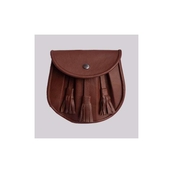 Brown Leather Rob Roy Sporran