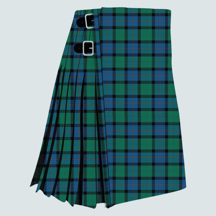 Clan Flower Of Scotland Tartan Kilt