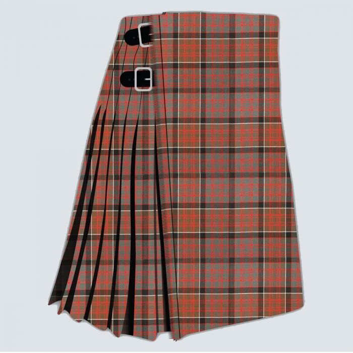 MacDonald OF Clanranald Waethered Tartan Kilt