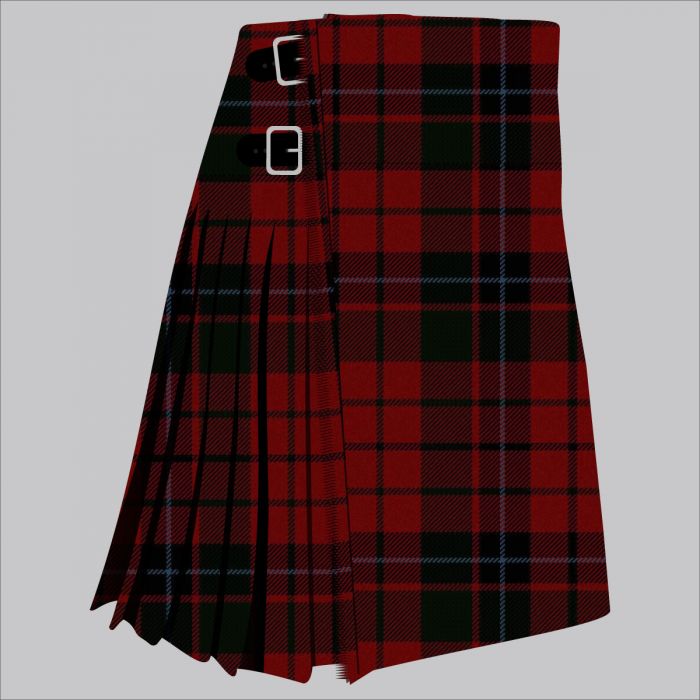 Macnicol Red Modern Tartan Kilt