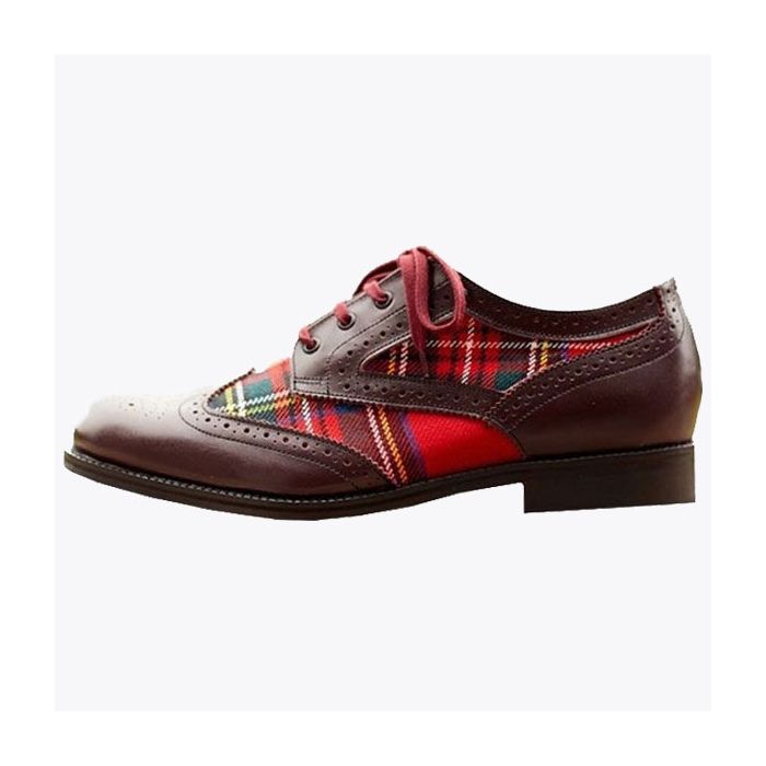 ROYAL STEWART TARTAN BROGUE SHOES