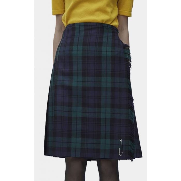 Women Black Watch Tartan Kilt